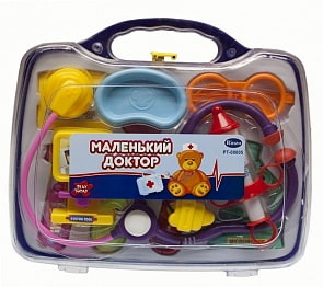 Набор доктора в пластиковом чемоданчике, 12 предметов (Rinzo, PT-00005(D6601j)