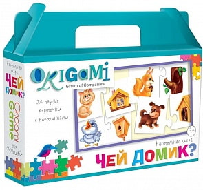 Игра настольная - Чей домик? в чемоданчике (Origami, 00686)