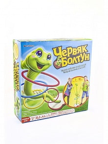 Игра-кольцеброс Червяк Болтун (Junfa Toys, 1255-2) Игра-кольцеброс Червяк Болтун (Junfa Toys, 1255-2)