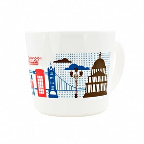 Кружка тренировочная Любимая - Лондон, 200 мл (Lubby, 15632/144/12_Лондон)