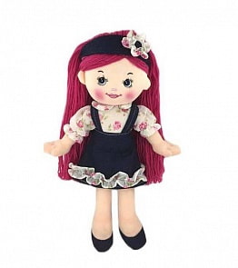 Кукла мягконабивная джинсовая, 25 см (Abtoys, M6030)