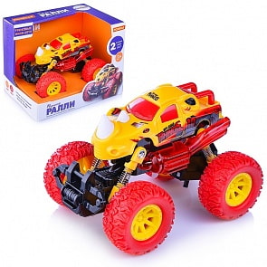 Автомобиль Монстр Ралли Носорог инерционный, со светом и звуком (Полесье, П-78841) (ассортимент)