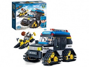 Конструктор - Полицейский вездеход, 315 деталей (Banbao, 7007)