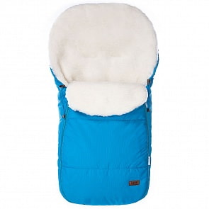 Конверт зимний меховой Nuovita Vichingo Bianco, marino/морской (Nuovita, VICB_2551)