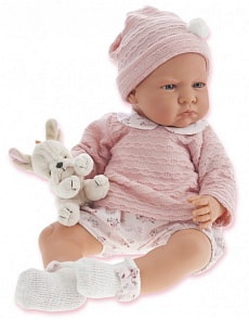 Интерактивная кукла Бернардита в розовом, озвученная, 52 см. (Antonio Juan Munecas, 1952P)