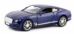 Металлическая машина - The Bentley Continental GT 2018, 1:32, синий (RMZ City, 554043-BLU) - миниатюра