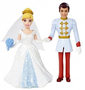Набор мини-кукол Сказочная свадьба - Золушка (Mattel, bdj69-bdj67)