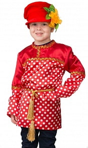 Карнавальный костюм – Кузя, горох, размер 122-64 (Батик, 2044-122-64)