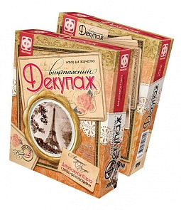 Винтажный декупаж Сердце Парижа (Фантазер, 560012ФН)