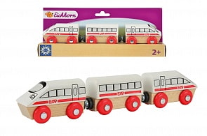 Игровой набор Локомотив с 2 вагонами (Eichhorn, 100001350)