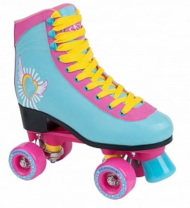 Ролики-квады SW, розово-голубые, размер 39/40 (Hudora, 13164)