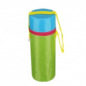 Сумка - Термоконтейнер для бутылочки – Твердый, от 0 мес. пенопласт, зеленый (Lubby, 13686/72/12)