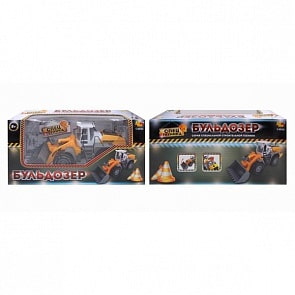 Инерционная машина – Спецтехника – Бульдозер  (Abtoys, C-00162)