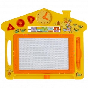 Магнитная доска для рисования Оранжевая корова черно-белая (Играем вместе, B1306152-OC)