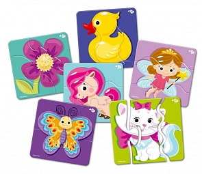 Пазлы-макси Зигзаг - Baby Toys. Для принцесс, 18 элементов (Десятое королевство, 02503ДК)