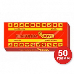 Пластилин красный, 50 грамм (Jovi, 7005B) - миниатюра