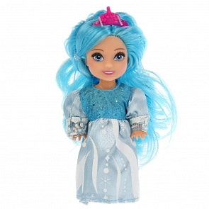 Кукла - Машенька в нарядном платье, 12 см (Карапуз, MARY37484-BB)