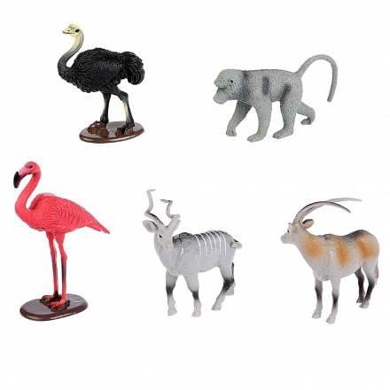 Набор – Рассказы о животных, 5 фигурок животных, 8-10 см  