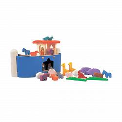 Деревянный игровой набор - Ноев ковчег (Plan Toys, 6116k) - миниатюра