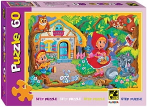 Пазл Красная шапочка, 60 элементов (Step Puzzle, 81016)