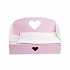 Диван-кровать – Сердце Мини, цвет розовый  - миниатюра №2