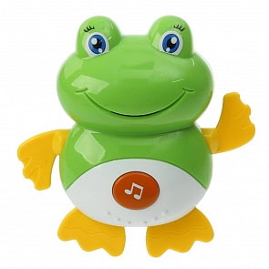 Игрушка для ванны – Лягушка, А. Барто, 15 стихов и потешек, учим звуки и голоса животных (Умка, HT779-R)