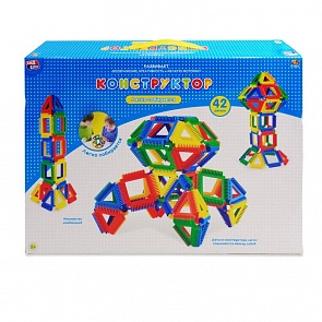 Конструктор со щетинками - Кид Блок, 42 детали (ABtoys, PT-00836(WZ-A4673)