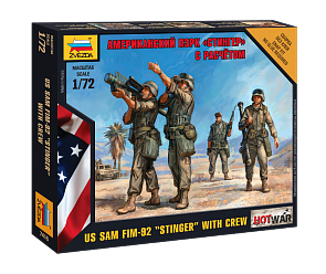 Модель сборная - Американский ПЗРК Стингер (Звезда, 7416з)
