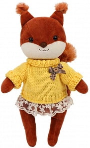 Мягкая игрушка - Белочка Белль в свитере (Angel Collection, 681491)
