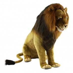 Мягкая игрушка - Лев сидящий, 100 см (Hansa, 6876)