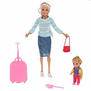 Кукла ТМ София и Алекс - София с дочкой и аксессуарами (Карапуз, 66509-S-BB)