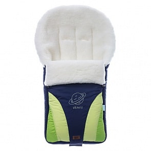 Конверт зимний меховой Nuovita Cosmo Bianco Uranio/Уран (Nuovita, NUO-COSB_2368)