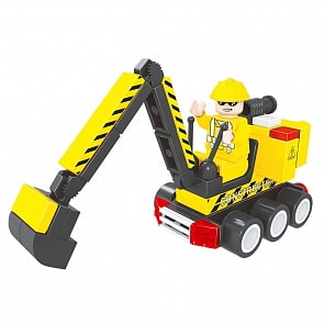 Конструктор Городские строители. Экскаватор, 75 деталей (Ausini, 29308)