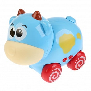 Развивающая коровка-каталка, 50 песен, фраз и звуков, подвижные элементы (Умка, ZY238298)