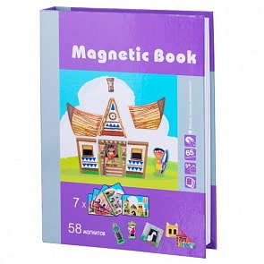 Развивающая игра из серии Magnetic Book - Строения мира (Magnetic Book, TAV027)
