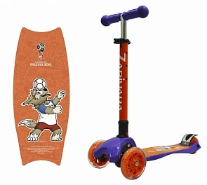 Самокат FIFA 2018, управление наклоном (1Toy, Т11434)