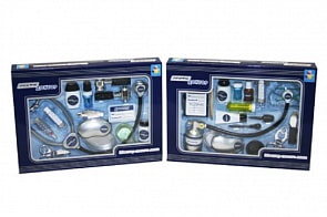 Игровой набор из серии Профи доктор, 13 предметов, 4 вида (1toy, Т50173)
