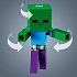 Конструктор Lego Minecraft Большие фигурки Свинья и Зомби-ребёнок  - миниатюра №6