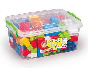 Мой первый конструктор, 85 элементов, в пластиковом боксе (Dolu, DL_5090)