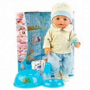 Интерактивный пупс, пьет и писает, с аксессуарами, 43 см (BL030E (12) (ассортимент)