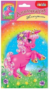 Аппликация. Жемчужинки. Единорог (Дрофа-медиа, 3785)