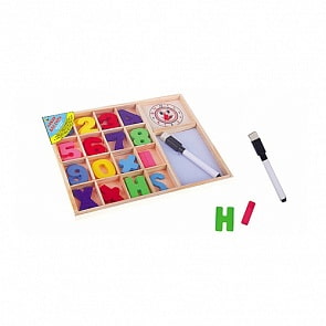 Набор для счёта деревянный - Считай и пиши, с маркером (Рыжий Кот, ИД-1395)