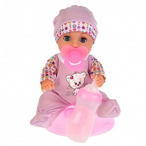 Функциональный пупс – Танечка 20 см, с аксессуарами, пьет и писает (Карапуз, Y20DP-BR-RU_19)