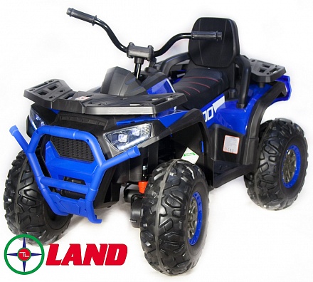 Детский электроквадроцикл Qwatro 4х4 ToyLand XMX607 синего цвета