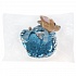 Мягкая игрушка Собака в голубой сумочке из пайеток, 15 см  - миниатюра №3