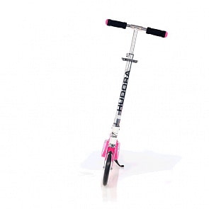 Складной 2х колесный самокат Big Wheel RX-Pro 205, pink / розовый (Hudora, 14738/01)