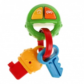 Развивающий брелок, 10 любимых песен и звуки автомобиля (Умка, B1303011-R)