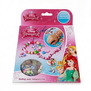 Набор для создания украшений из ракушек - Принцессы Disney (Multiart, GLS-DB006-PRsim)