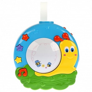 Музыкальный ночник с проектором – Улитка, колыбельные и звуки природы (Умка, GW8664-R)