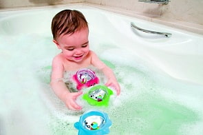 Игрушки для игр в ванной - Мерцающие поплавки (Playgo, Play 2421)